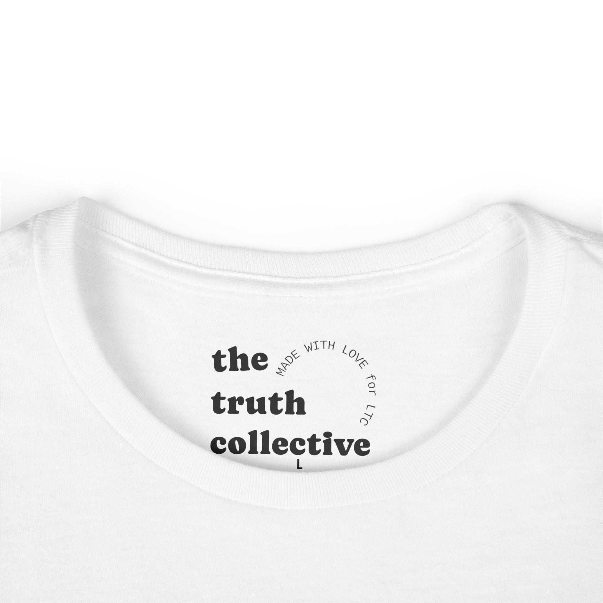 Women's Tee — "With My Good" Minimalist Script Graphic Tee (my mind is in agreement)